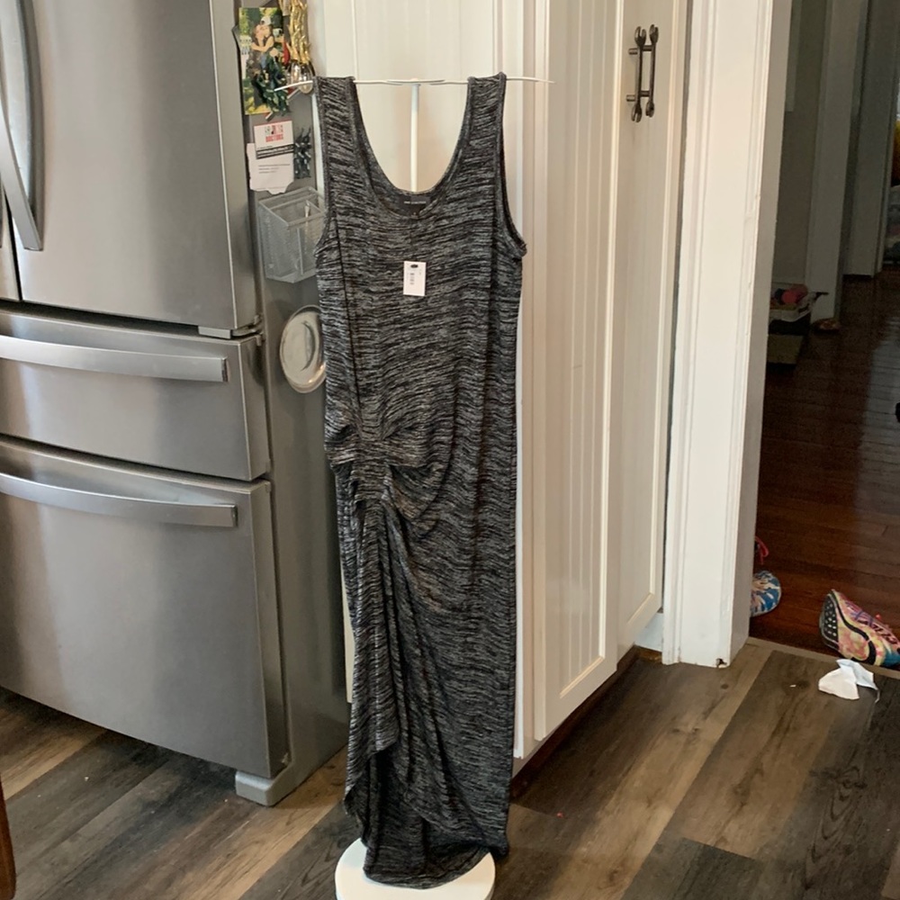 The limited side ruched asymmetric‎ bottom dress. NWT. Retail 68